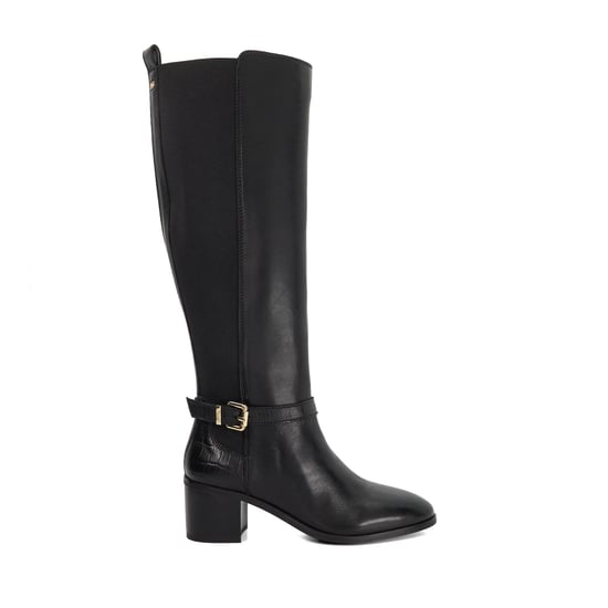 Dune Ladies Tilbys - Mid Height Leather Knee High Boots - Image 2