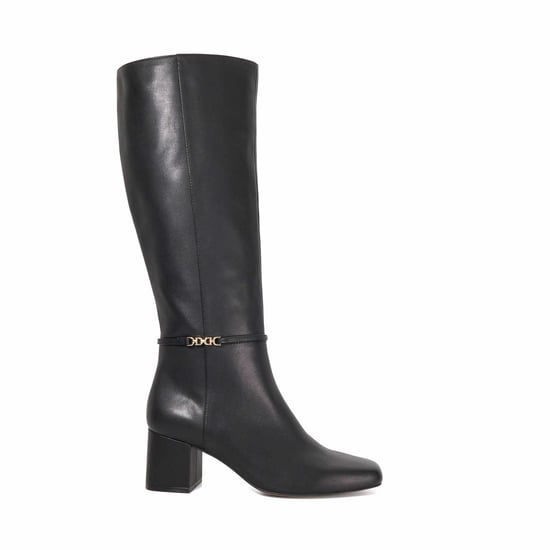 Dune Ladies Sanna - Snaffle Trim Knee High Block Heeled Boots - Image 2