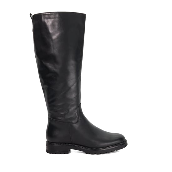 Dune Ladies Wftayah - Wide Fit Leather Knee High Boots - Image 2