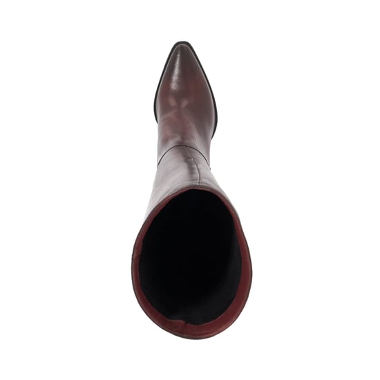 Dune Ladies Tenna - Leather Block Heel Knee High Boots - Image 4