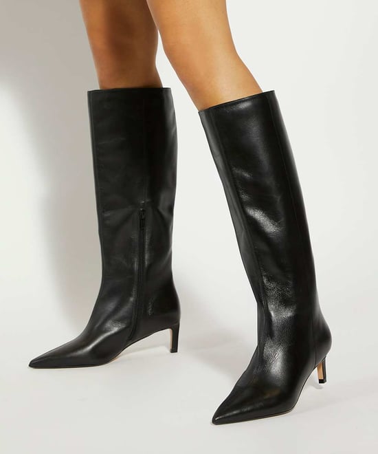 Dune Ladies Wf Smoothly - Kitten-Heel Knee-High Wide Fit Boots - Image 2