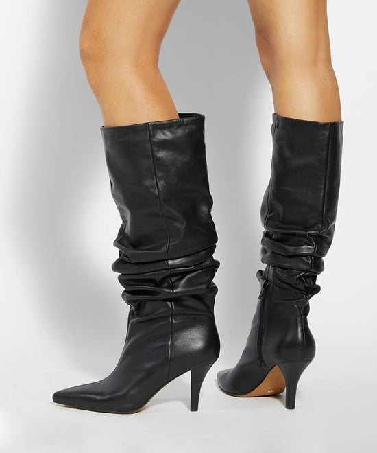 Dune Ladies Santi - Slouchy Leather Knee High Boots - Image 3