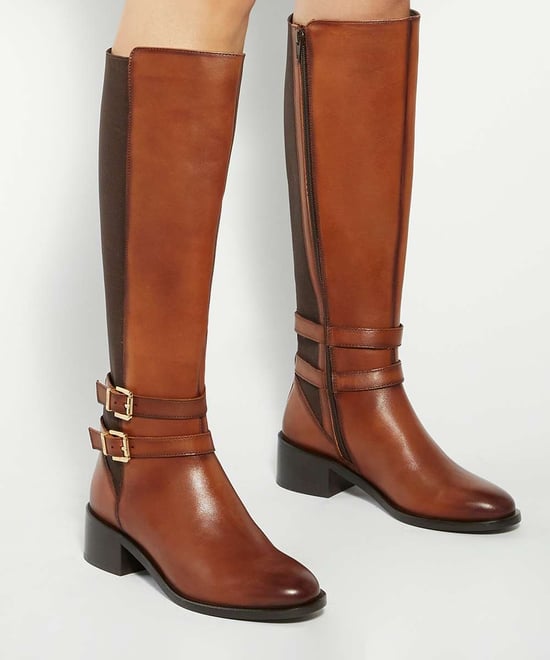 Dune Ladies Tatter - Leather Knee High Riding Boots - Image 3