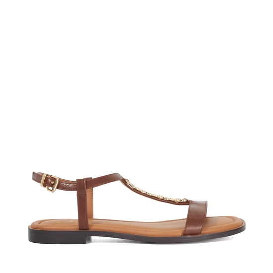 Dune Ladies Lollipops - Leather Chain Detail Open Toe Sandals - Image 2