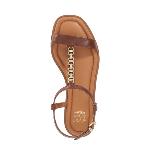Dune Ladies Lollipops - Leather Chain Detail Open Toe Sandals - Image 4