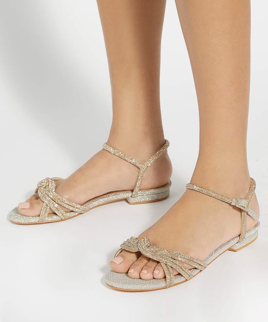 Dune Ladies Noa - Diamante-Knot Sandals - Image 3