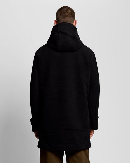 Lyle & Scott Duffle Coat - Black - Image 4