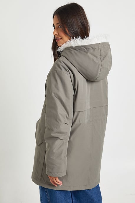 Fur Lined Parka - Image 2