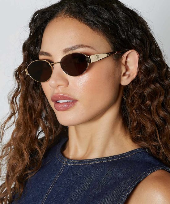 Dune Accessories Glee - Oval Frame Tortoiseshell Sunglasses - Image 2