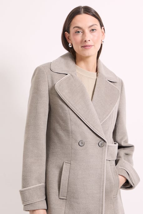 Principles by Wallis Contrast Piping Coat - Image 4