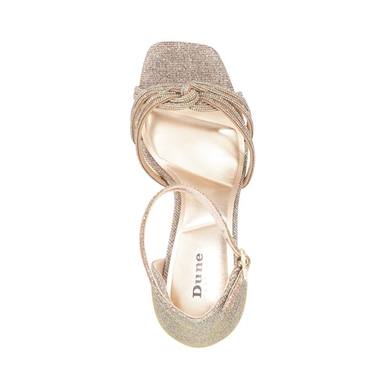 Dune Ladies Mirror - Two Part Mid Heeled Sandals - Image 4