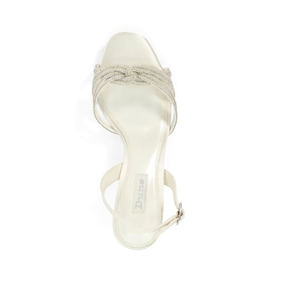 Dune Ladies Moments - Satin Low Stiletto Heel Sandals - Image 4
