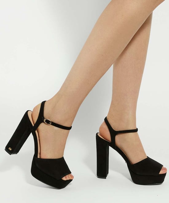 Dune Ladies Mayci - Suede Platform Open Toe Sandals - Image 3
