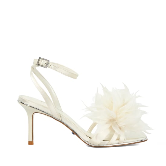 Dune Ladies Mylove - Open Toe Feather Trim Heel Sandal - Image 2