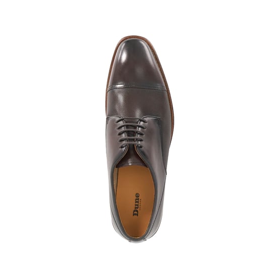 Dune Mens Stones - Leather Toe Cap Derby - Image 4