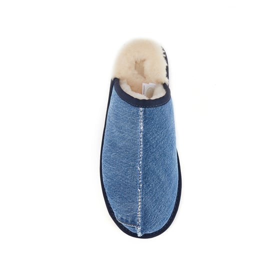 Mens Closed Mule Denim Mules - Image 5