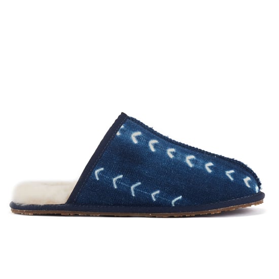 Mens Closed Mule Indigo  Mules - Image 3