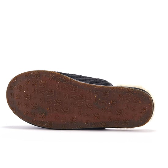 Mens Closed Mule Cord Black Mules - Image 4