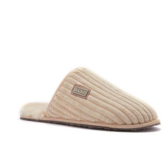 Mens Closed Mule Cord Sand Mules - Image 2
