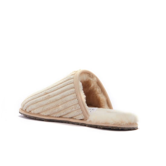 Mens Closed Mule Cord Sand Mules - Image 3