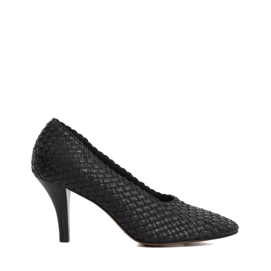 Dune Ladies Admired - Woven Leather Stiletto Heel Court Shoes - Image 2