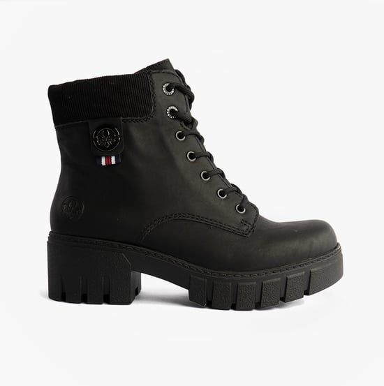 Rieker 74532-00 Womens Boots Black - Image 1