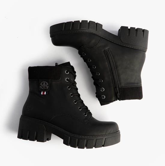 Rieker 74532-00 Womens Boots Black - Image 2