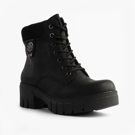 Rieker 74532-00 Womens Boots Black - Image 4
