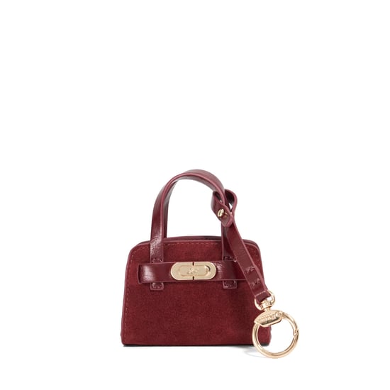 Dune Accessories Define Xs - Mini Suede Bag Charm - Image 1