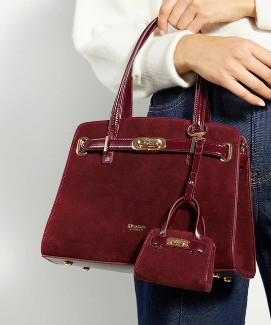 Dune Accessories Define Xs - Mini Suede Bag Charm - Image 2