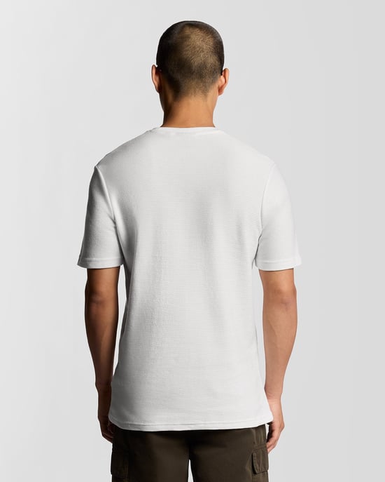 Jacquard Dobby Knit T-Shirt - Image 4