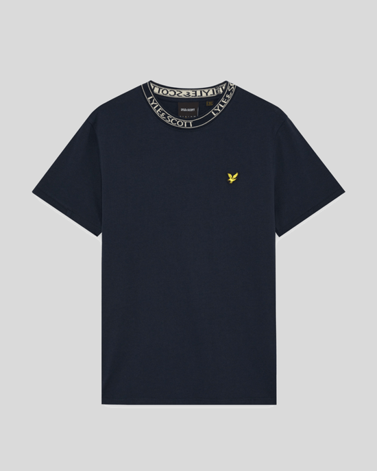 Collar Logo Ribbed T-Shirt - Image 5