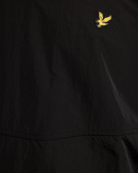 Lyle & Scott Half Raglanmouwen Sweatshirt met Paneelmotief - Zwart - Image 5