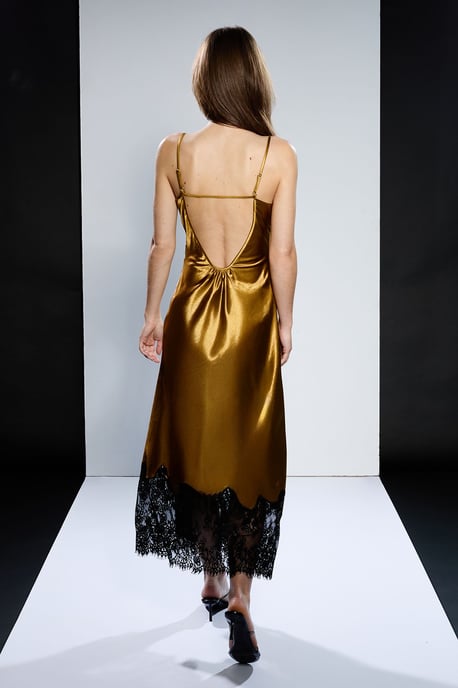 Runway 1.8.1.8 Lace Trim Midi Dress - Image 3