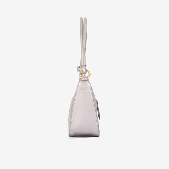 Camille Tie Silver Leather Bags - Image 3