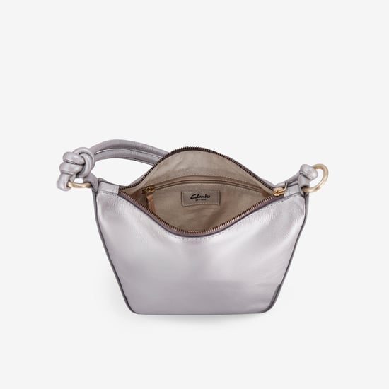 Camille Tie Silver Leather Bags - Image 4