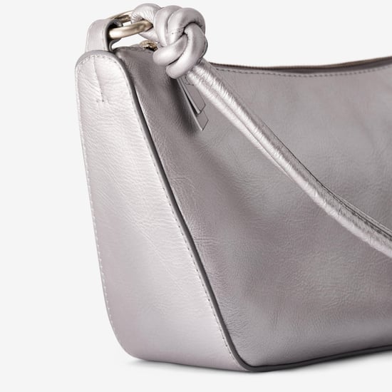 Camille Tie Silver Leather Bags - Image 5