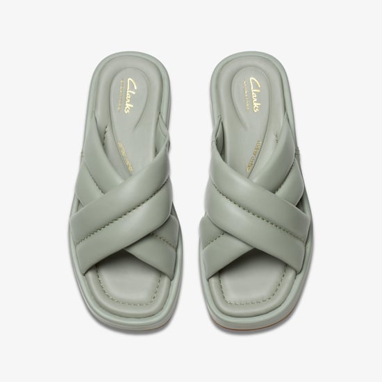 Alda Glide Light Green Lea Sandalen - Image 6