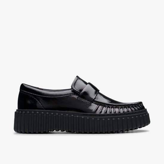 Torhill Mocc Black Pat Shoes - Image 1