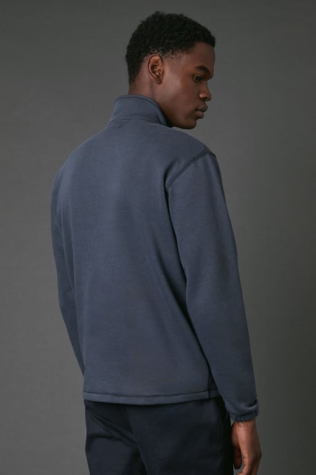 Navy Lighthouse Half Zip Jumper - Image 3