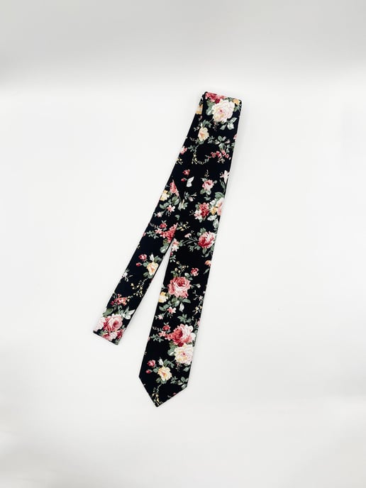 Floral Print Tie - Image 1