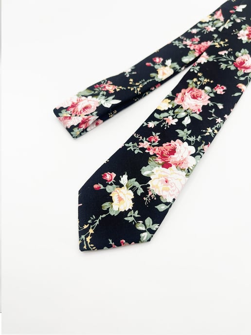 Floral Print Tie - Image 2