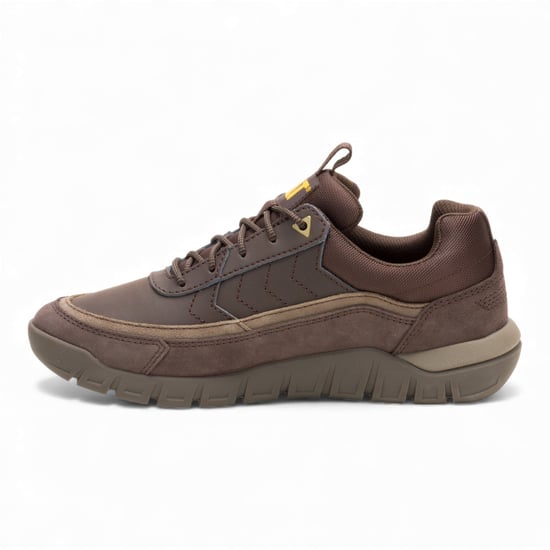 CAT Caterpillar Heren Bruine Leren Wandelschoenen - Versage Lo - Image 4