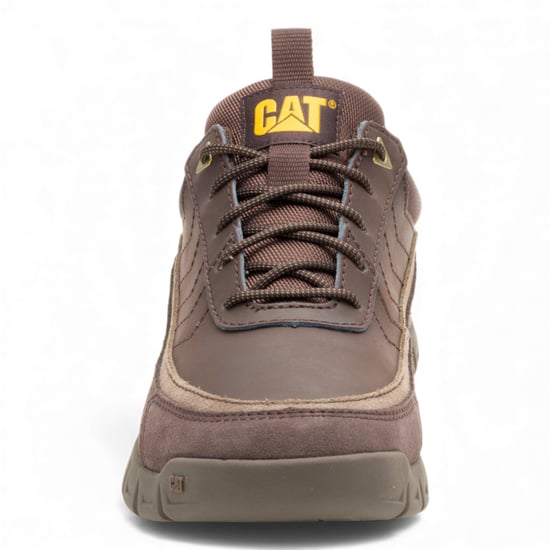 CAT Caterpillar Heren Bruine Leren Wandelschoenen - Versage Lo - Image 5
