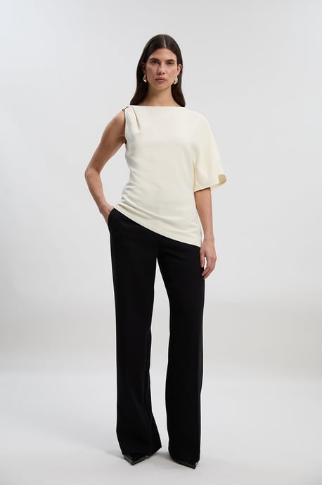 Compact Stretch Tailored Straight Leg Trouser - Image 2