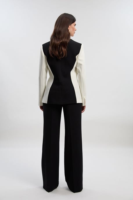 Compact Stretch Tailored Straight Leg Trouser - Image 6