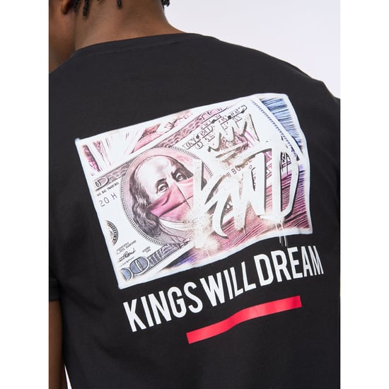 Men's Kings Will Dream Dollar Bills T-Shirt in Black - Image 5