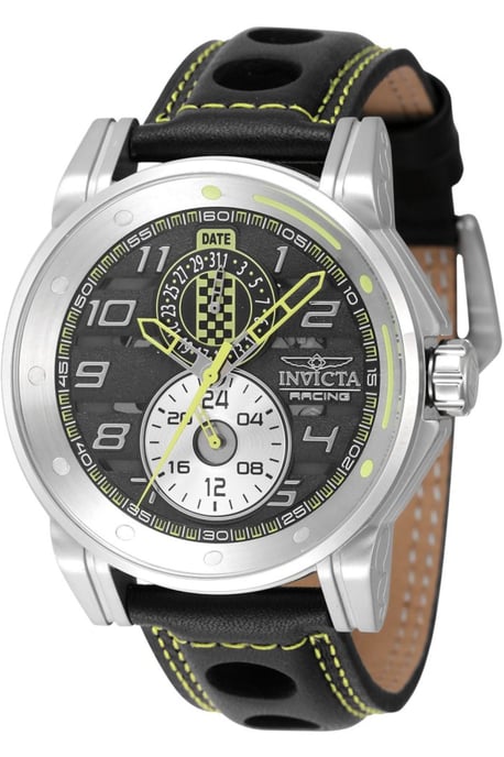 Invicta Racing 47534 Heren Horloge - Quartz Uurwerk - Roestvrij Staal met grijze Wijzerplaat - 46mm - Image 1