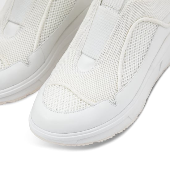 Women's Fit Flop Ammber Slip on Trainers in White - Image 4