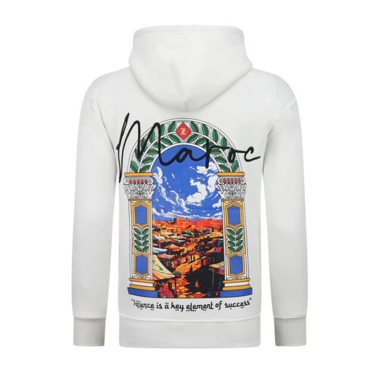 Top-Star Oversized hoodie met capuchon maroc print - Image 4